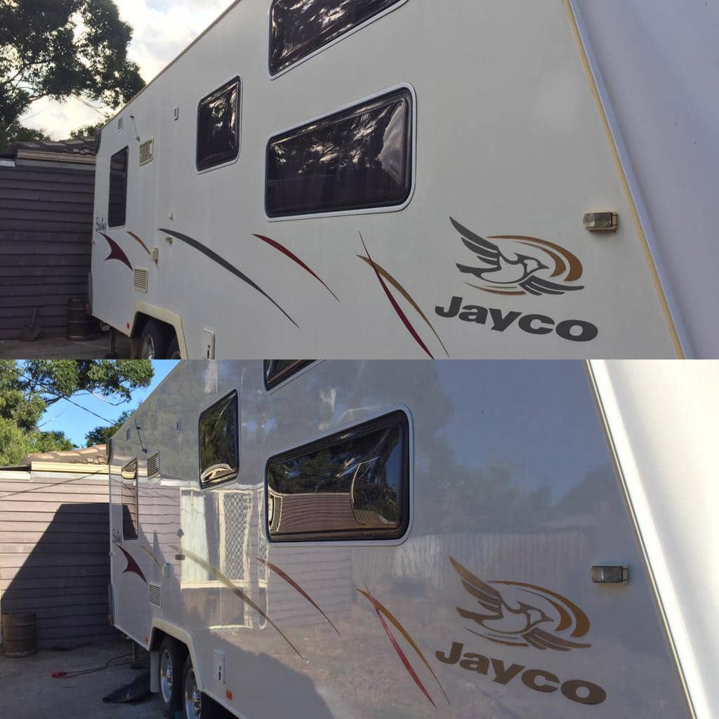 Caravan Detailing Perth - Before and After